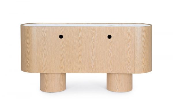 APARADOR 2P OTILIA OAK 160X45,5X80,5CM - Imagen 3