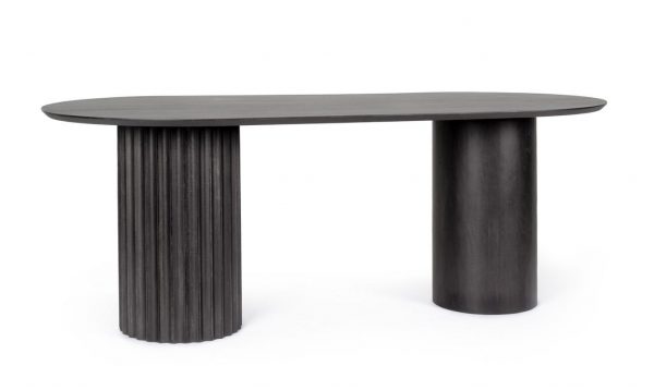 MESA ORISSA NEGRO 200X90 - Imagen 2