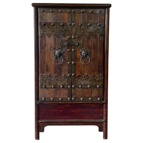 ARMARIO DE MADERA MARRÓN 100X45X180CM