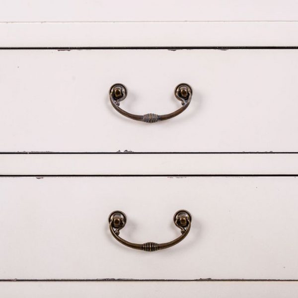 AMARIO MADERA RATAN BLANCO 70X40X135CM - Imagen 6