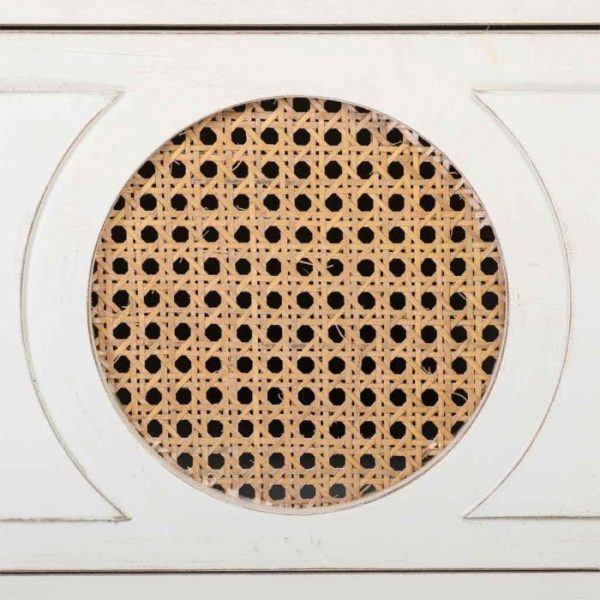 CÓMODA MADERA BLANCA 88X38X72CM - Imagen 8