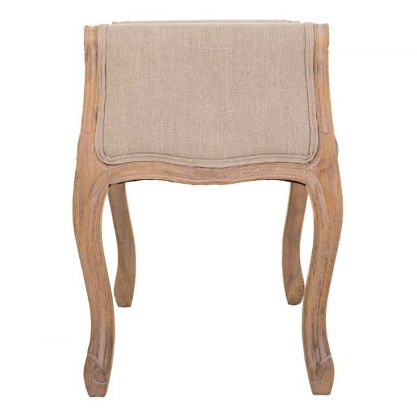 BANCO DE MADERA BEIGE 71X 48X45/60CM - Imagen 3