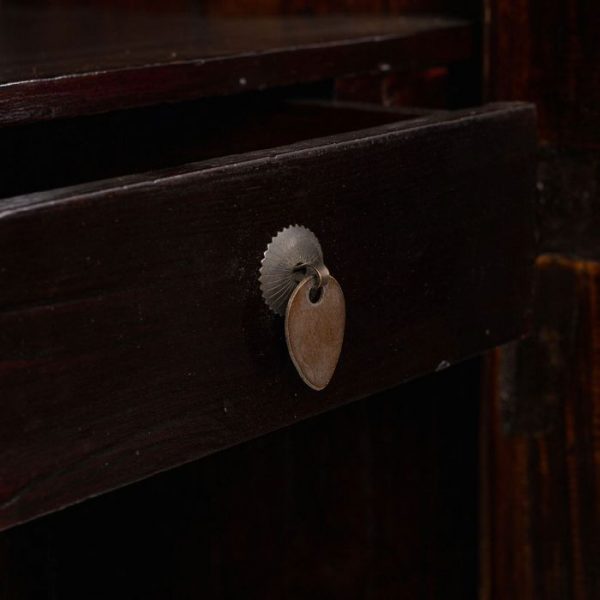 ARMARIO DE MADERA MARRÓN 100X45X180CM - Imagen 2