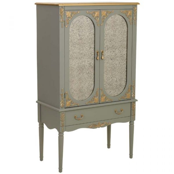 ARMARIO MADERA 1 CAJÓN Y 2 PUERTAS 80X42X140CM