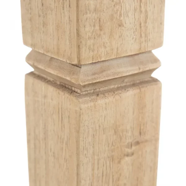 MESITA NATURAL MADERA MINDI DORMITORIO 50 X 32 X 72 CM - Imagen 8
