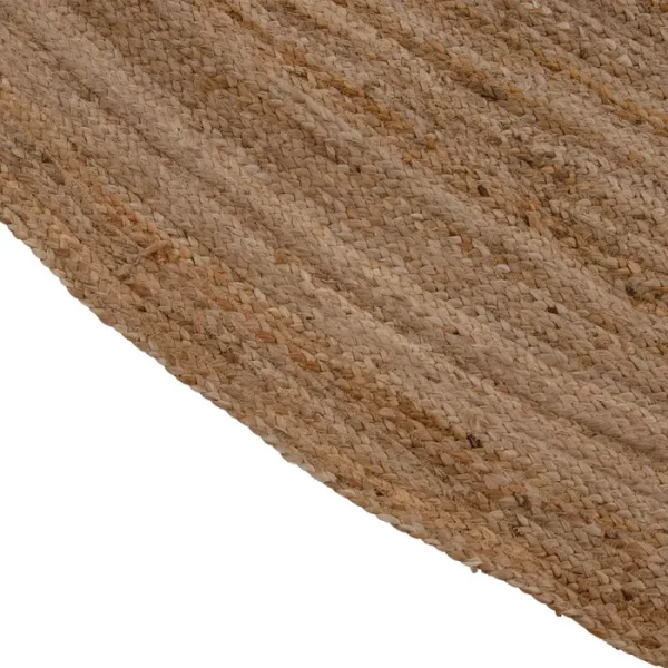 ALFOMBRA NATURAL YUTE DECORACIÓN 350 X 350 CM - Imagen 2