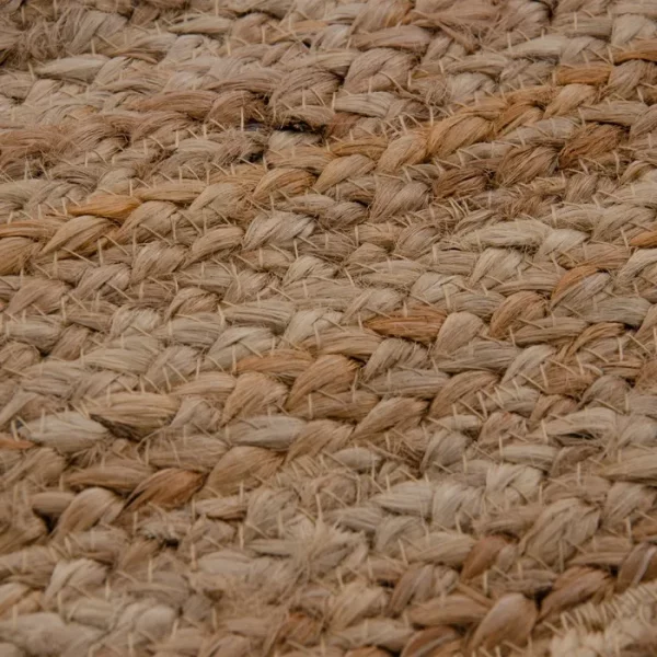 ALFOMBRA NATURAL YUTE DECORACIÓN 350 X 350 CM - Imagen 3