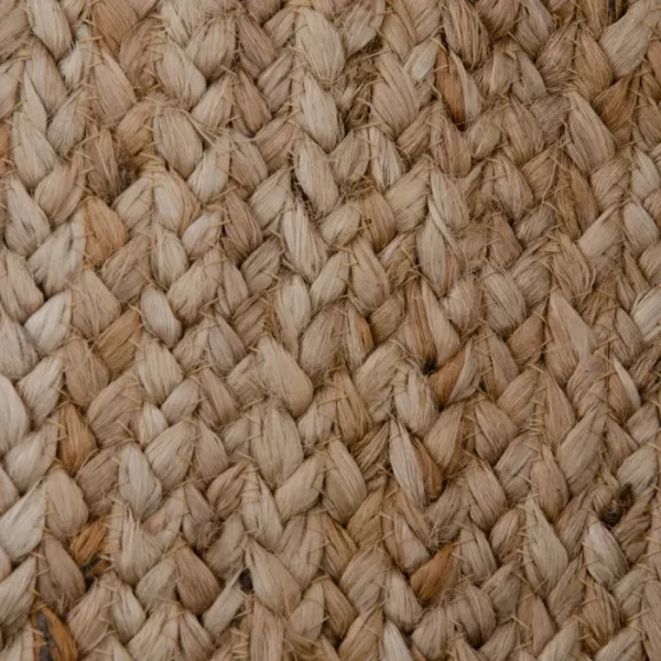 ALFOMBRA NATURAL YUTE DECORACIÓN 350 X 350 CM - Imagen 4