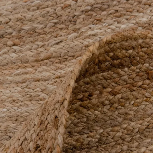 ALFOMBRA NATURAL YUTE DECORACIÓN 350 X 350 CM - Imagen 5