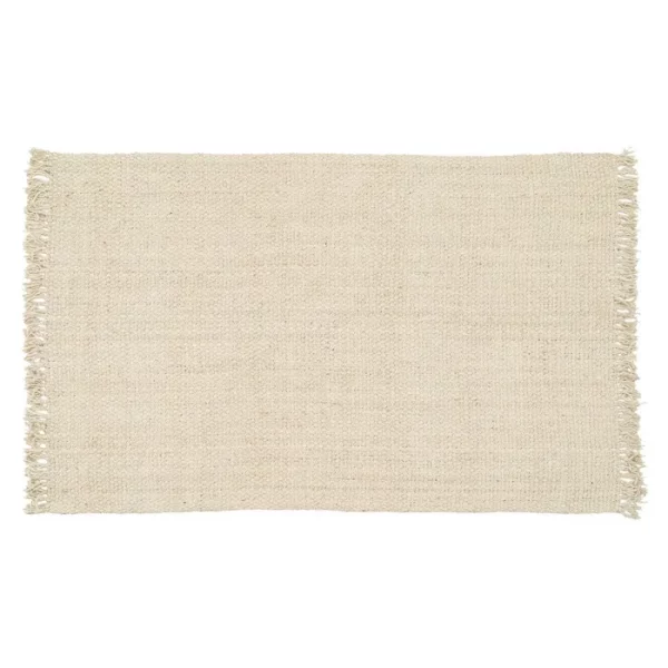 ALFOMBRA CREMA YUTE ALTEA DECORACIÓN 200 X 290 CM