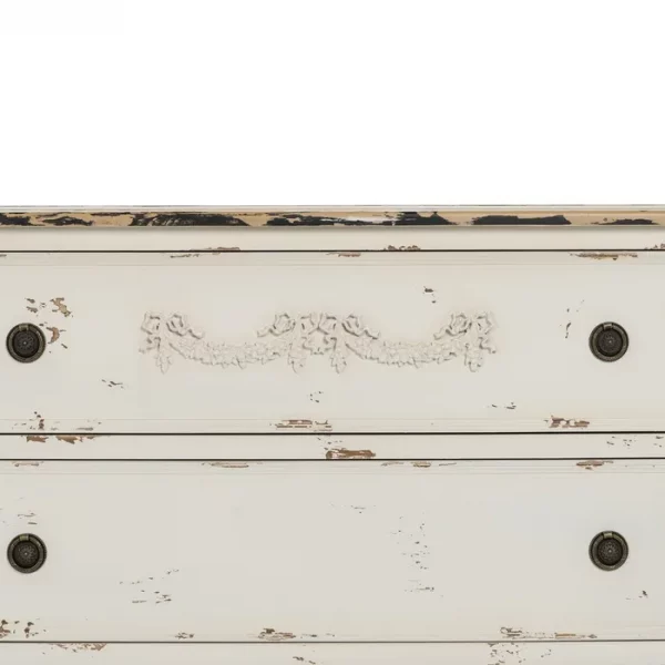CÓMODA BLANCO ROZADO MADERA 105 X 50 X 87,50 CM - Imagen 7