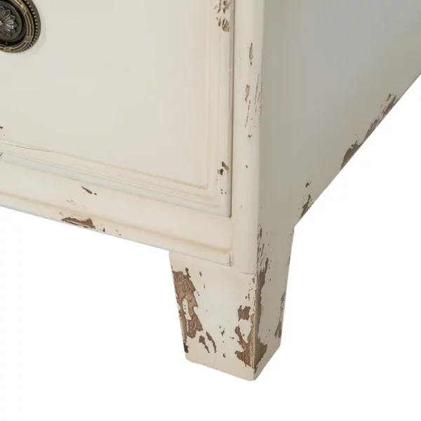 CÓMODA BLANCO ROZADO MADERA 105 X 50 X 87,50 CM - Imagen 12