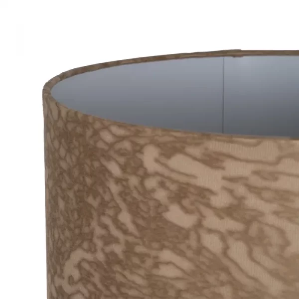 LÁMPARA MESA BEIGE DORADO CRISTAL 39 X 39 X 68,50 CM - Imagen 2