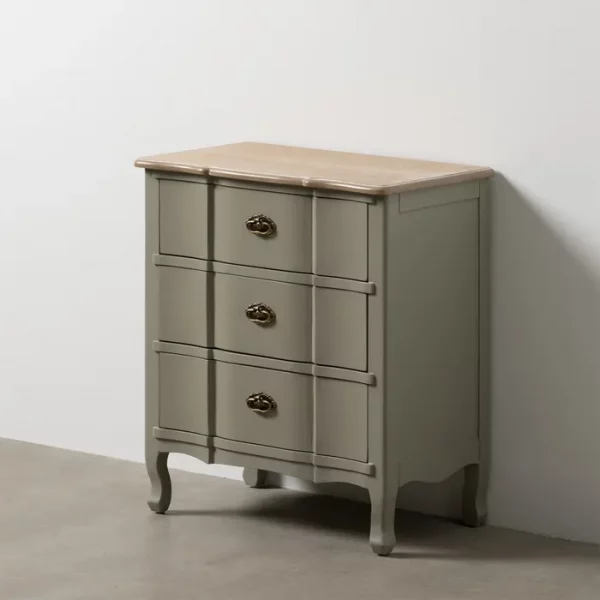 MESITA TAUPE MADERA 66 X 40 X 76 CM