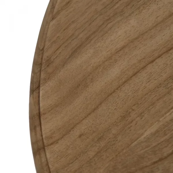 MESA AUXILIAR NATURAL MADERA MINDI SALÓN 50 X 50 X 64 CM - Imagen 3