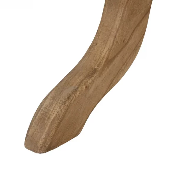 MESA AUXILIAR NATURAL MADERA MINDI SALÓN 50 X 50 X 64 CM - Imagen 11