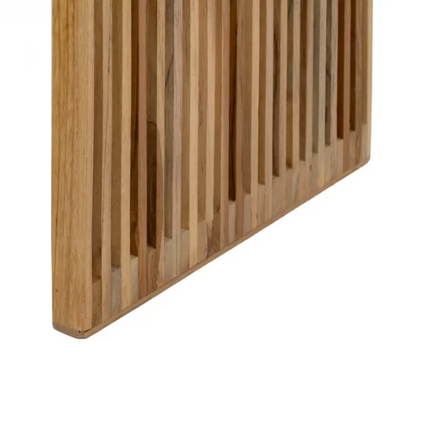 S/2 BANQUETA NATURAL MADERA DE TECA 115 X 35 X 45 CM - Imagen 9