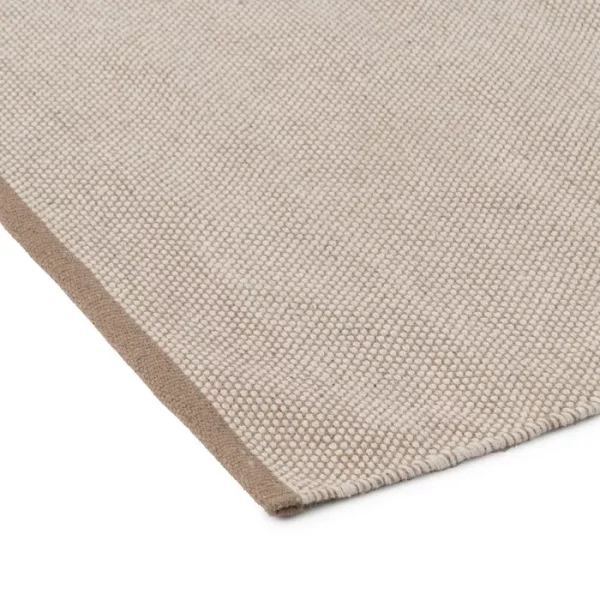 ALFOMBRA BLANCO NATURAL LANA-ALGODÓN 160 X 230 CM - Imagen 2