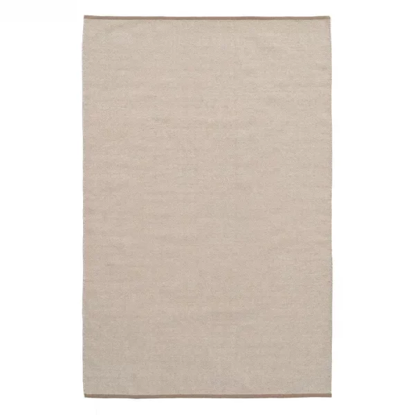 ALFOMBRA BLANCO NATURAL LANA-ALGODÓN 200 X 300 CM