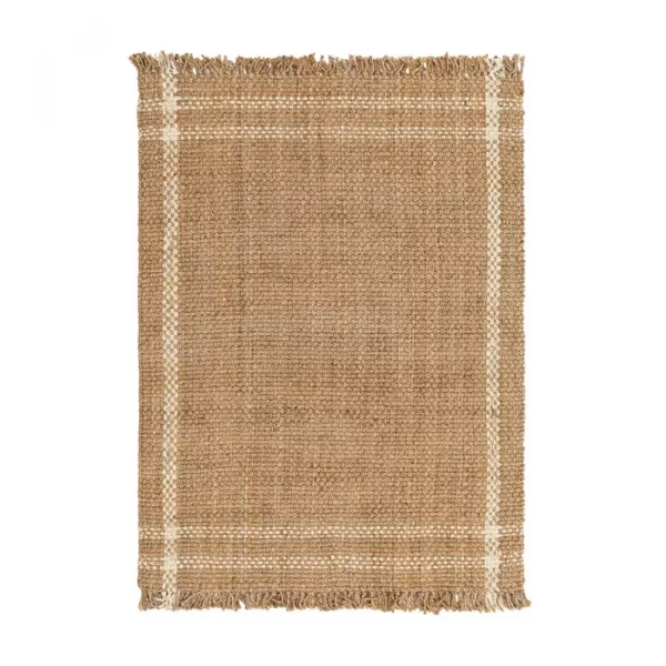 ALFOMBRA NATURAL-BLANCO YUTE ALTEA 160 X 230 CM