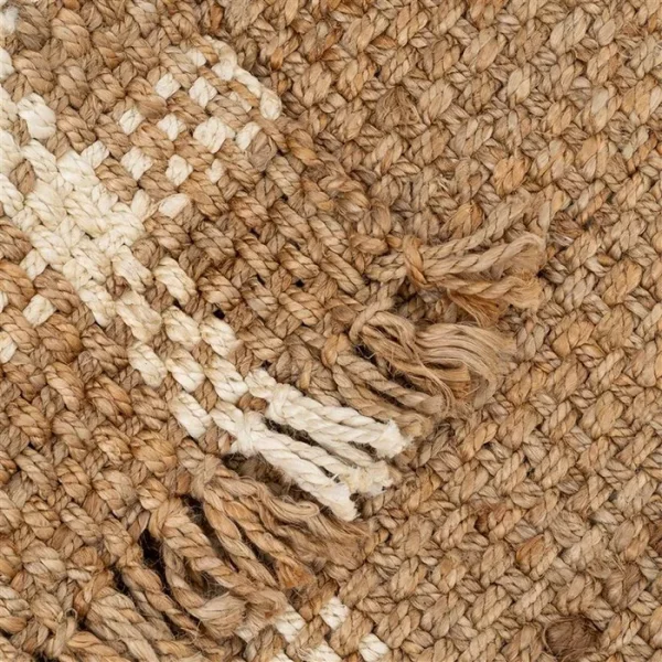 ALFOMBRA NATURAL-BLANCO YUTE ALTEA 160 X 230 CM - Imagen 5