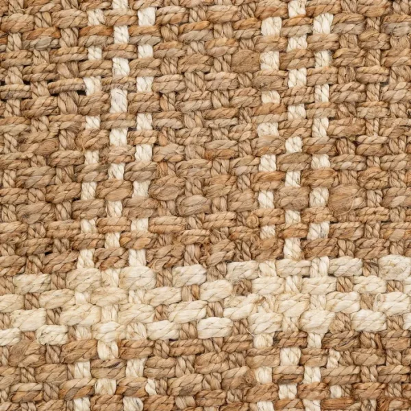 ALFOMBRA NATURAL-BLANCO YUTE ALTEA 160 X 230 CM - Imagen 6