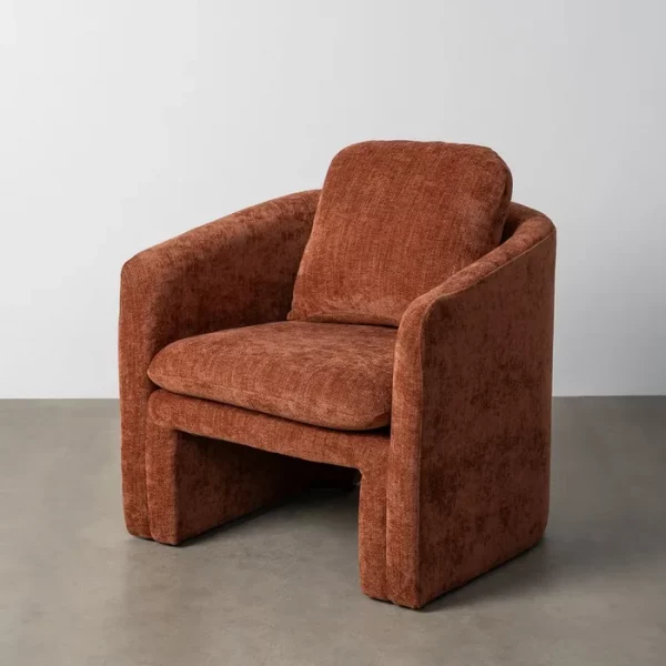 SILLÓN TEJA TEJIDO-MADERA 76 X 68 X 81 CM - Imagen 2