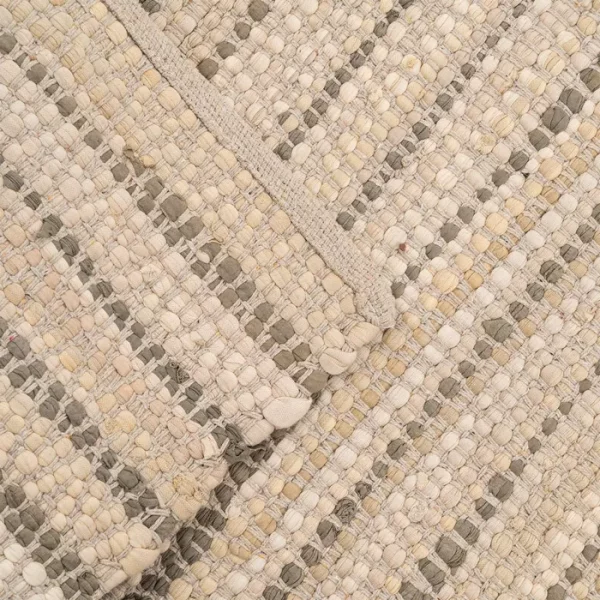 ALFOMBRA NATURAL ALGODÓN DECORACIÓN 160 X 230 CM - Imagen 5