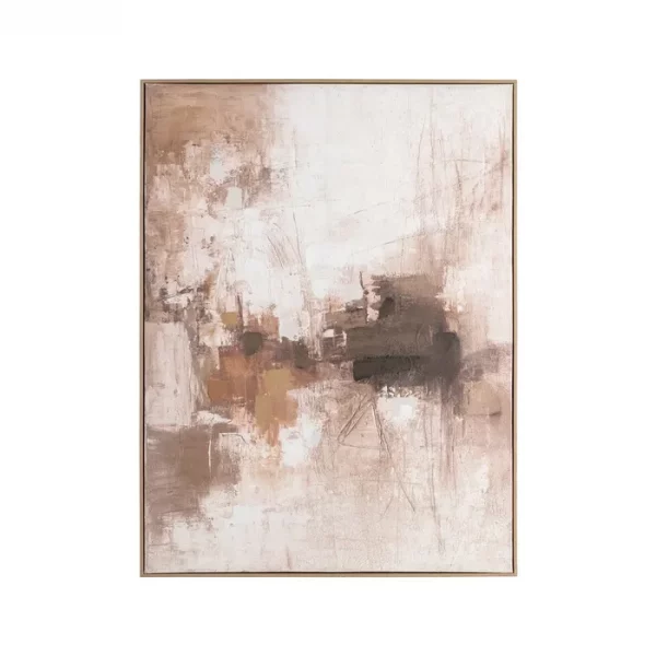 CUADRO IMPRESIÓN 2/M BLANCO-MARRÓN 90 X 3,80 X 120 CM - Imagen 2