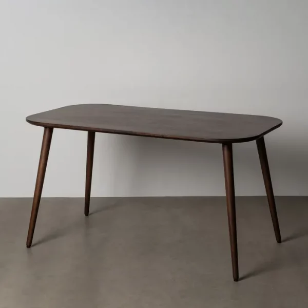 MESA MARRÓN OSCURO MADERA DE MANGO 145 X 80 X 75 CM