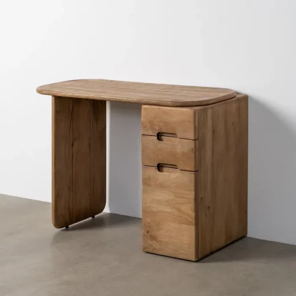 ESCRITORIO NATURAL MADERA DE MANGO SALÓN 110 X 50 X 75 CM