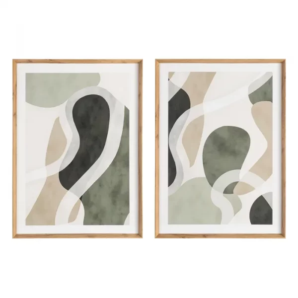 CUADRO ONDULADO 2/M MADERA IMPRESO 52 X 3 X 72 CM