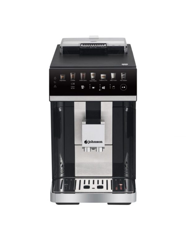 CAFETERA SUPERAUTOMATICA JOHNSON 1450W 15 BARES NEGRO/INOX - Imagen 2
