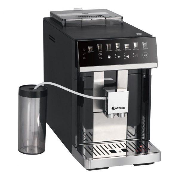 CAFETERA SUPERAUTOMATICA JOHNSON 1450W 15 BARES NEGRO/INOX