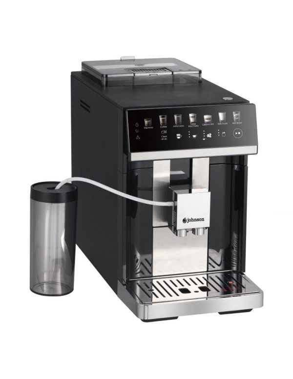 CAFETERA SUPERAUTOMATICA JOHNSON 1450W 15 BARES NEGRO/INOX