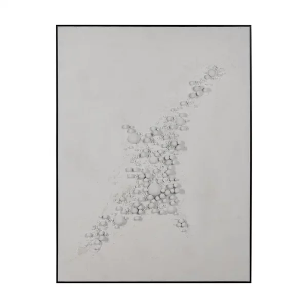 CUADRO ABSTRACTO BLANCO PS - LIENZO 90 X 120 CM