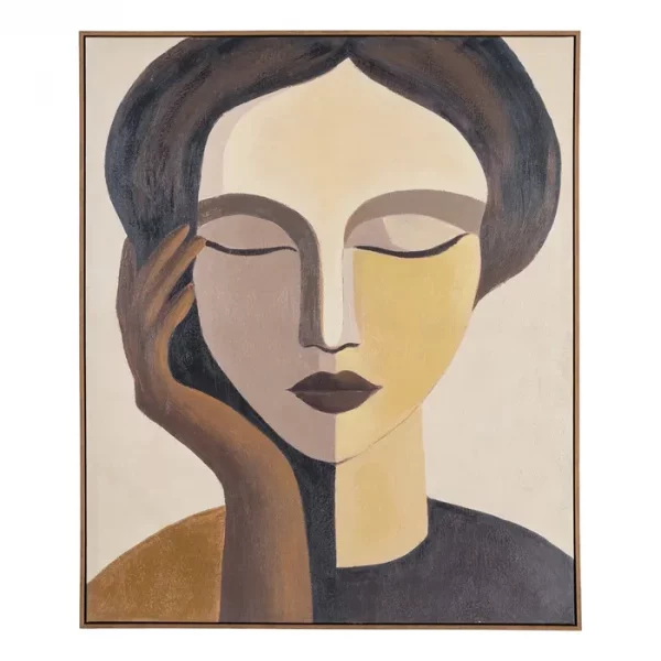 CUADRO IMPRESIÓN ROSTRO LIENZO 100 X 4 X 120 CM