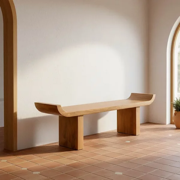 BANCO NATURAL MADERA DE MANGO 160 X 35 X 49 CM