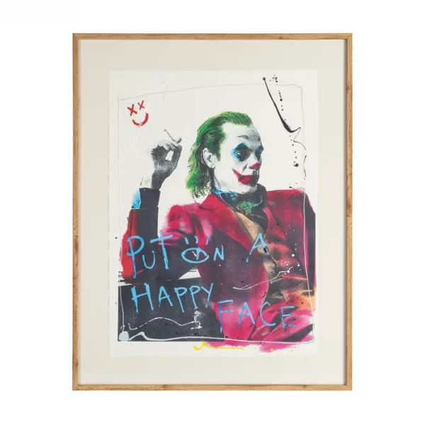 CUADRO JOKER MADERA-CRISTAL IMPRESO 76 X 3 X 98 CM