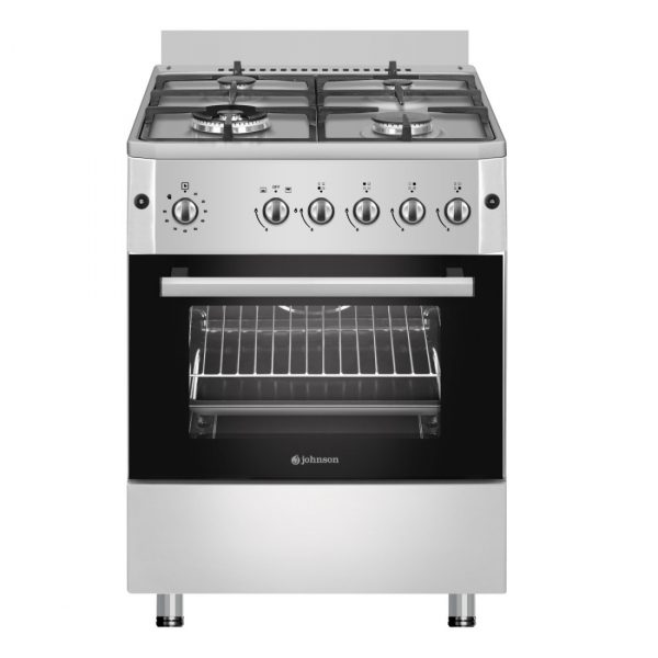 COCINA GAS BUTANO JOHNSON 60CM INOX COCI60BX1