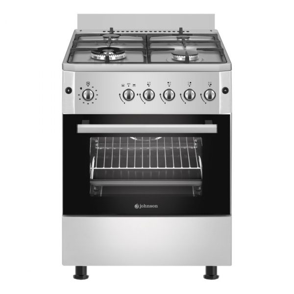 COCINA GAS NATURAL JOHNSON 60CM INOX COCI60GX1