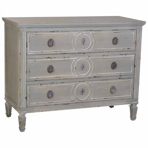 COMODA MADERA GRIS 102X46X80CM