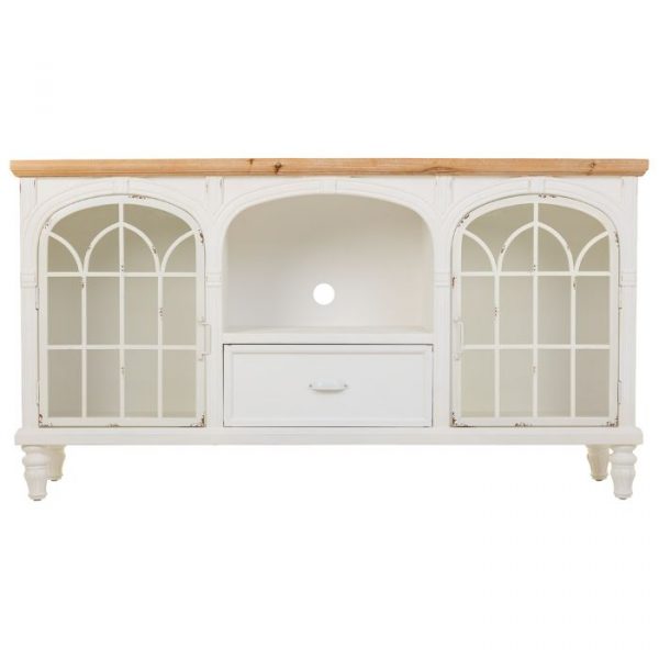 APARADOR MADERA BLANCO 150X36X80CM