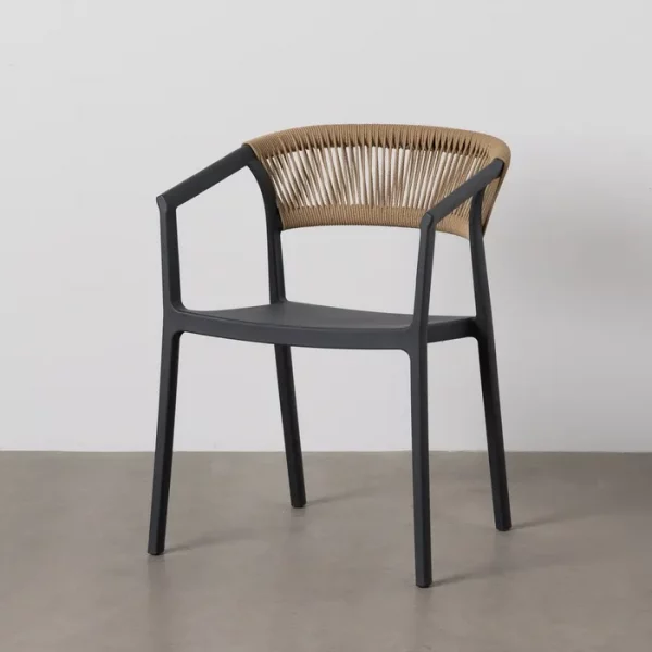 SILLA ANTRACITA POLIPROPILENO 56 X 54 X 75,50 CM