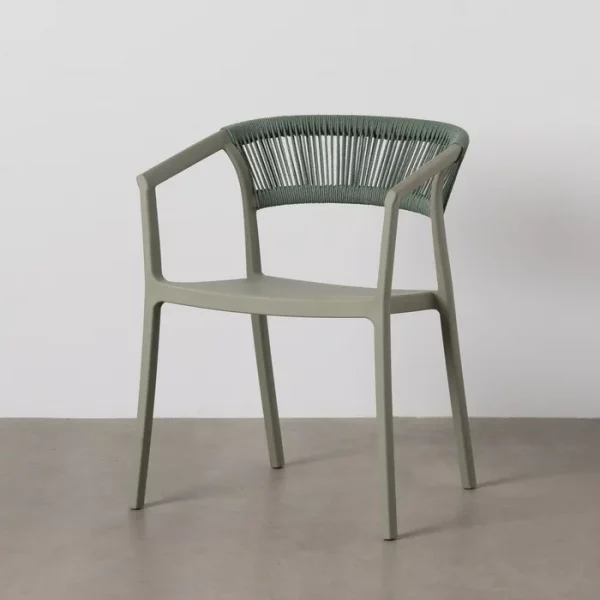 SILLA VERDE POLIPROPILENO 56 X 52 X 76 CM