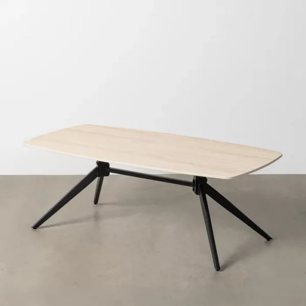 MESA CENTRO TRAVERTINO 120 X 60 X 42 CM