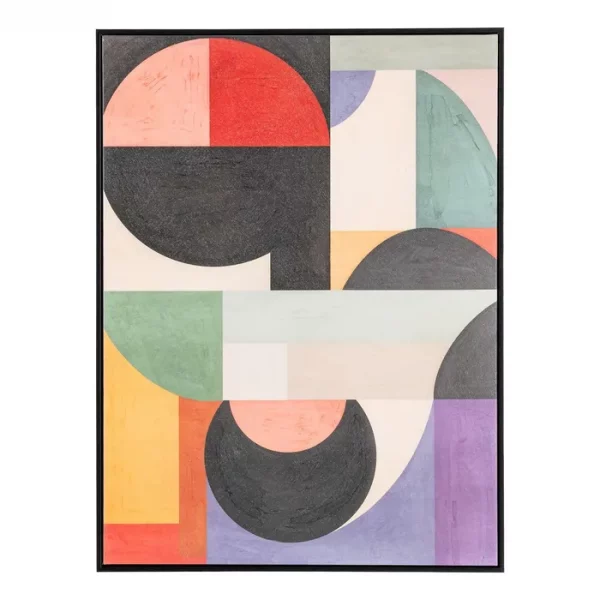 CUADRO IMPRESIÓN ABSTRACTO LIENZO 75 X 4 X 100 CM