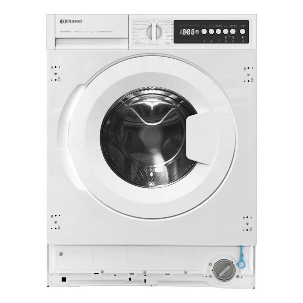 LAVADORA JOHNSON INTEGRABLE 8KG 1400RPM A