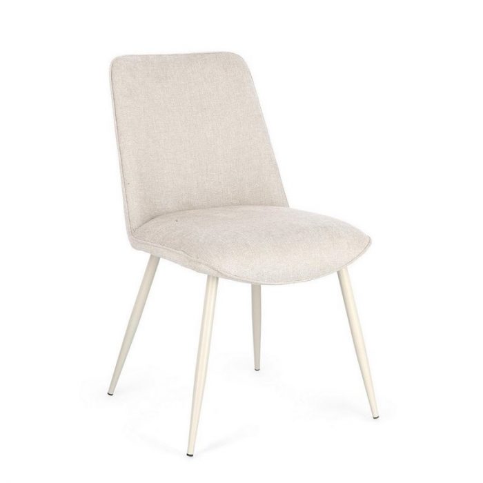 SILLA CORA BEIGE/BEIGE 48X62X84CM