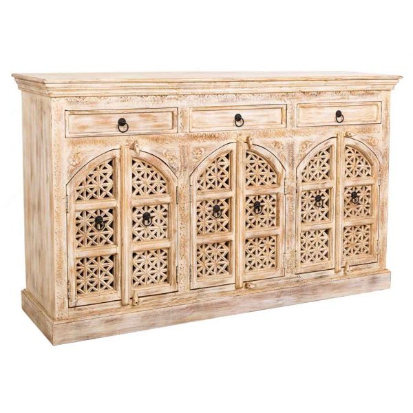 APARADOR MADERA MANGO NATURAL 165X44X100CM